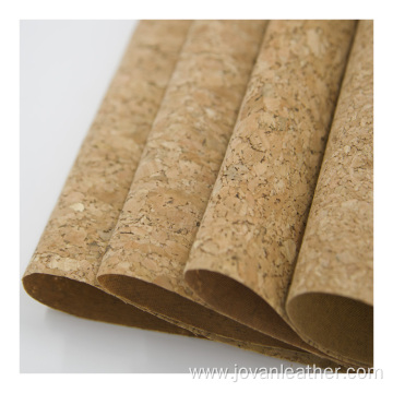 eco cork leather fabric for shoe upper